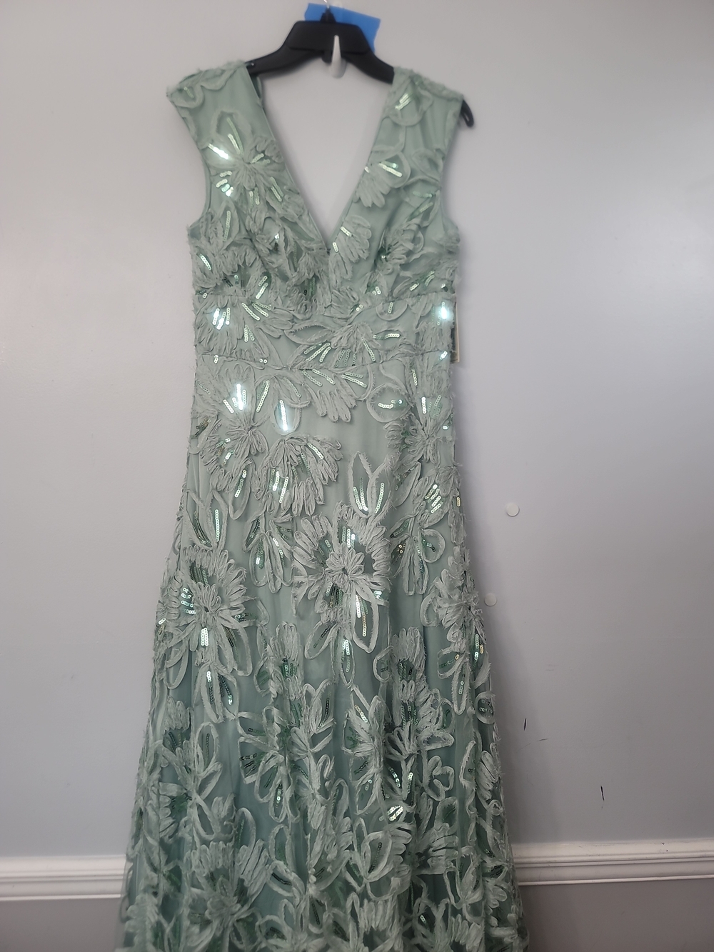 Eliza JWomen's V-Neck Ball Gown - Picture 5 of 14